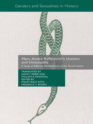 cover image of Marc-André Raffalovich's Uranism and Unisexuality